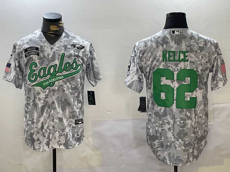 Men's Philadelphia Eagles #62 Jason Kelce Arctic Camo 2024 Salute to Service Stitched Baseball Jersey,We sell and wholesale Men's Philadelphia Eagles #62 Jason Kelce Arctic Camo 2024 Salute to Service Stitched Baseball Jersey on line form chian!